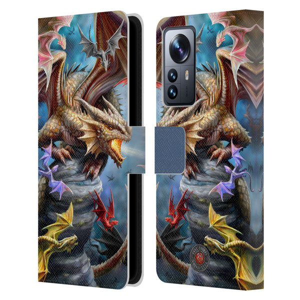 Anne Stokes Dragons 4 Clan Leather Book Wallet Case Cover For Xiaomi 12 Pro
