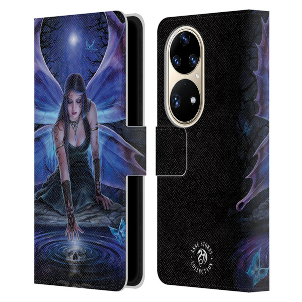Anne Stokes Fairies Immortal Flight Leather Book Wallet Case Cover For Huawei P50 Pro