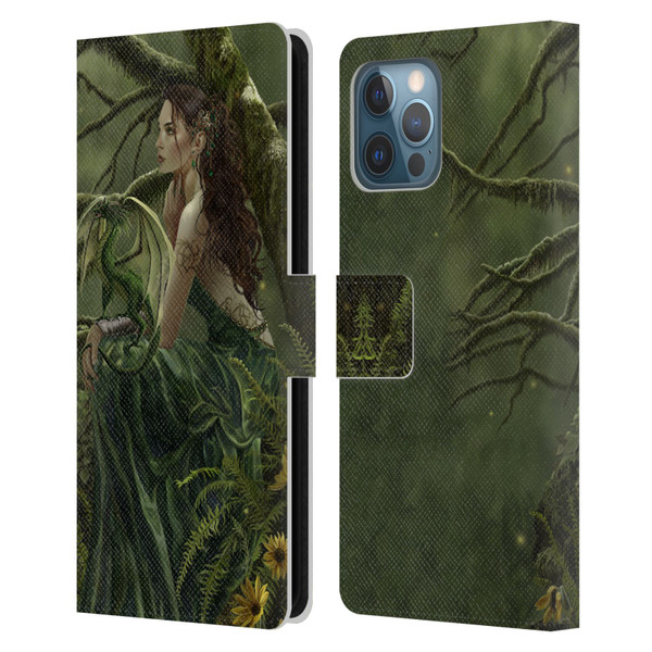 Nene Thomas Deep Forest Queen Fate Fairy With Dragon Leather Book Wallet Case Cover For Apple iPhone 12 Pro Max