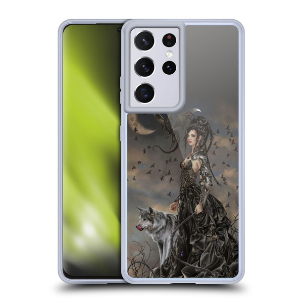 Nene Thomas Crescents Gothic Fairy Woman With Wolf Soft Gel Case for Samsung Galaxy S21 Ultra 5G