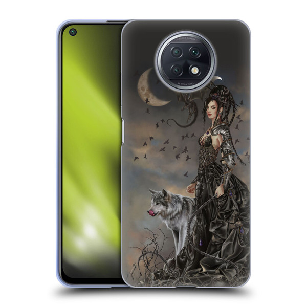 Nene Thomas Crescents Gothic Fairy Woman With Wolf Soft Gel Case for Xiaomi Redmi Note 9T 5G