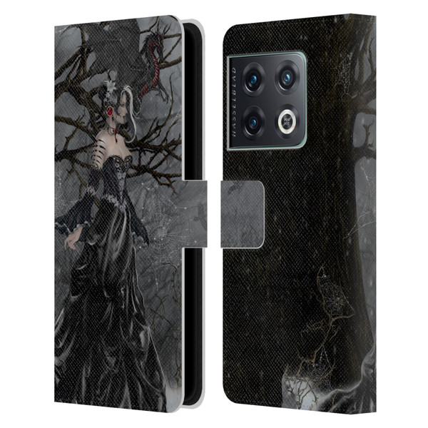 Nene Thomas Deep Forest Queen Gothic Fairy With Dragon Leather Book Wallet Case Cover For OnePlus 10 Pro
