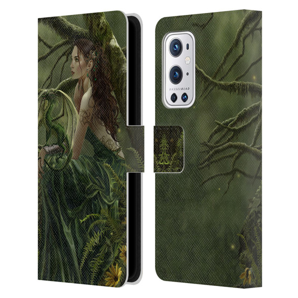 Nene Thomas Deep Forest Queen Fate Fairy With Dragon Leather Book Wallet Case Cover For OnePlus 9 Pro