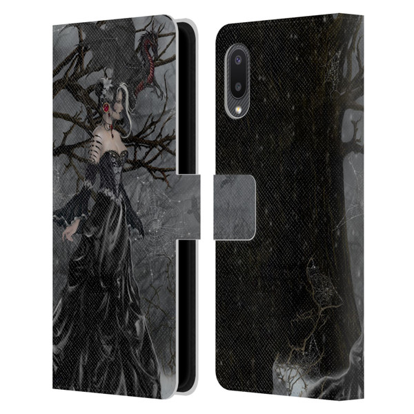 Nene Thomas Deep Forest Queen Gothic Fairy With Dragon Leather Book Wallet Case Cover For Samsung Galaxy A02/M02 (2021)