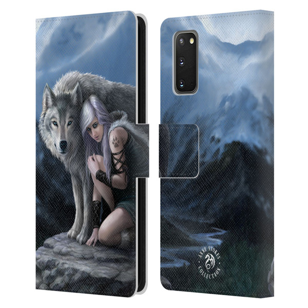 Anne Stokes Wolves Protector Leather Book Wallet Case Cover For Samsung Galaxy S20 / S20 5G