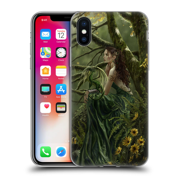 Nene Thomas Deep Forest Queen Fate Fairy With Dragon Soft Gel Case for Apple iPhone X / iPhone XS