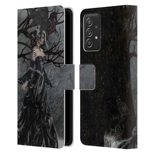 Nene Thomas Deep Forest Queen Gothic Fairy With Dragon Leather Book Wallet Case Cover For Samsung Galaxy A52 / A52s / 5G (2021)