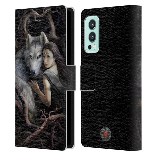 Anne Stokes Wolves 2 Soul Bond Leather Book Wallet Case Cover For OnePlus Nord 2 5G