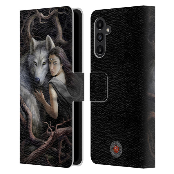 Anne Stokes Wolves 2 Soul Bond Leather Book Wallet Case Cover For Samsung Galaxy A13 5G (2021)