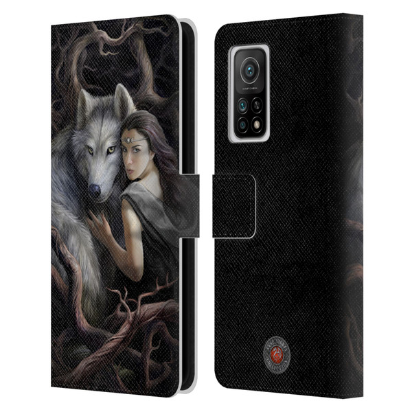 Anne Stokes Wolves 2 Soul Bond Leather Book Wallet Case Cover For Xiaomi Mi 10T 5G