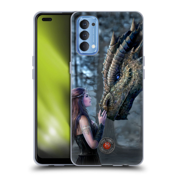 Anne Stokes Dragon Friendship Once Upon A Time Soft Gel Case for OPPO Reno 4 5G