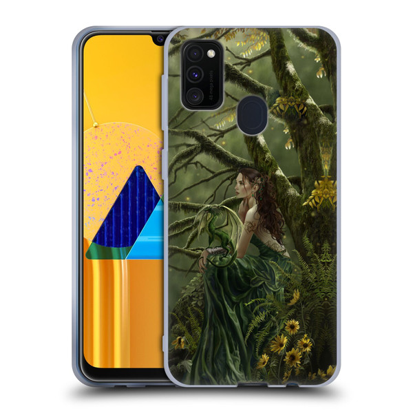 Nene Thomas Deep Forest Queen Fate Fairy With Dragon Soft Gel Case for Samsung Galaxy M30s (2019)/M21 (2020)