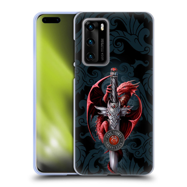 Anne Stokes Dragons Dagger Soft Gel Case for Huawei P40 5G