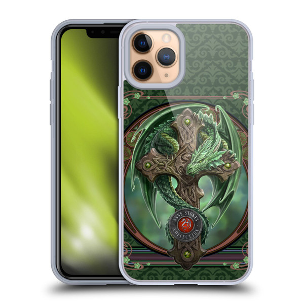 Anne Stokes Dragons Woodland Guardian Soft Gel Case for Apple iPhone 11 Pro