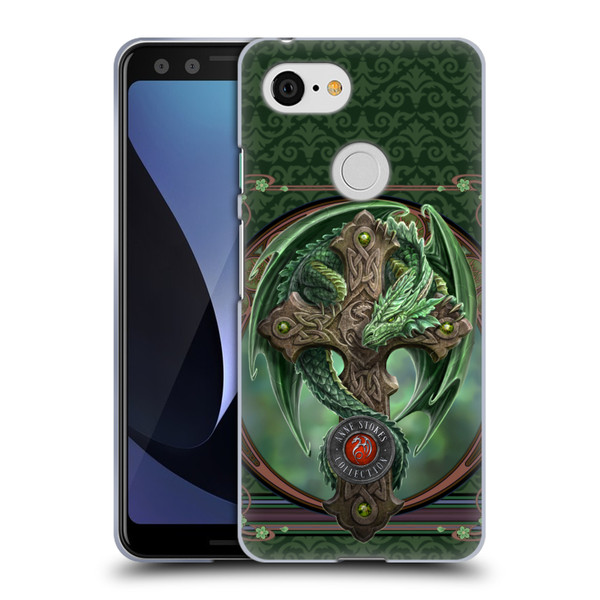 Anne Stokes Dragons Woodland Guardian Soft Gel Case for Google Pixel 3