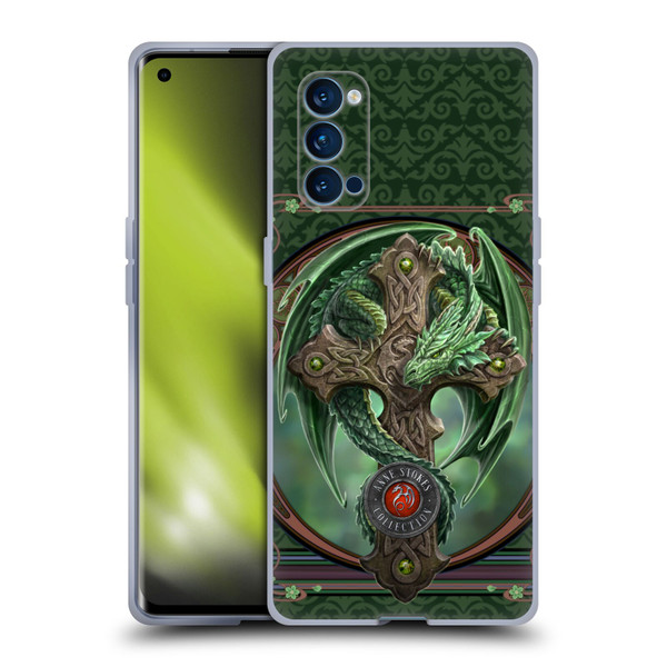 Anne Stokes Dragons Woodland Guardian Soft Gel Case for OPPO Reno 4 Pro 5G
