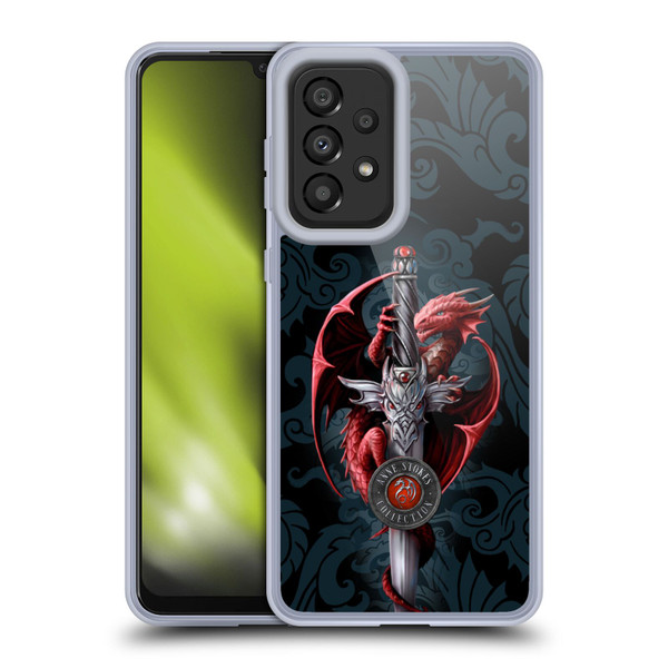 Anne Stokes Dragons Dagger Soft Gel Case for Samsung Galaxy A33 5G (2022)