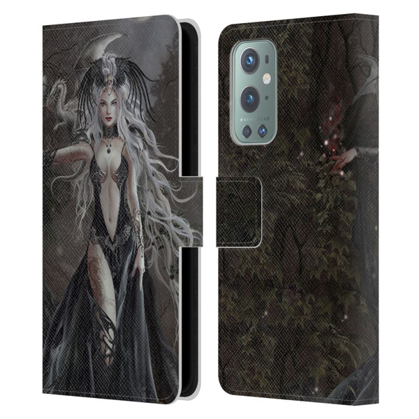 Nene Thomas Gothic Skull Queen Of Havoc Dragon Leather Book Wallet Case Cover For OnePlus 9