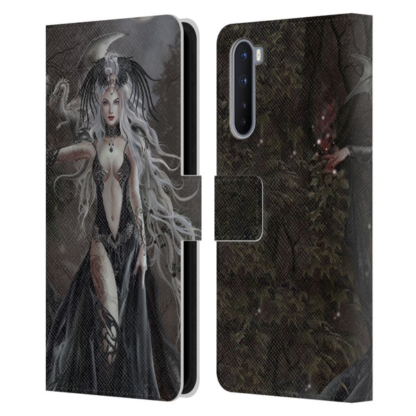 Nene Thomas Gothic Skull Queen Of Havoc Dragon Leather Book Wallet Case Cover For OnePlus Nord 5G