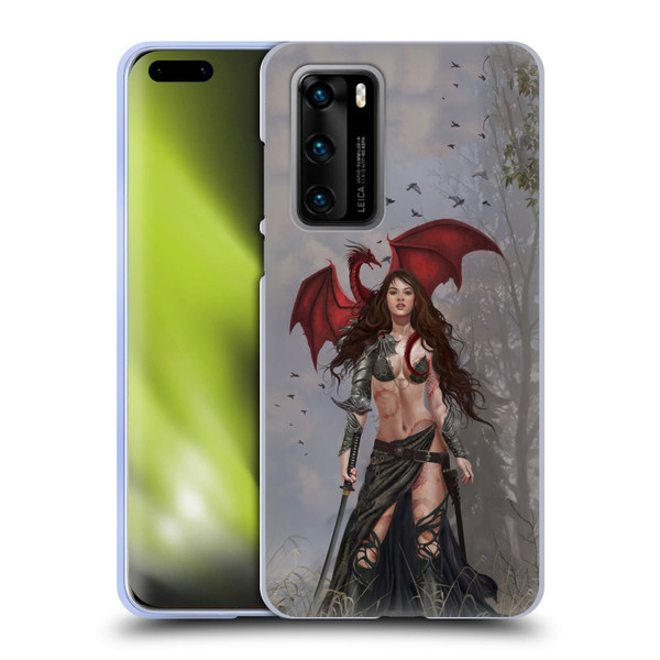 Nene Thomas Gothic Dragon Witch Warrior Sword Soft Gel Case for Huawei P40 5G