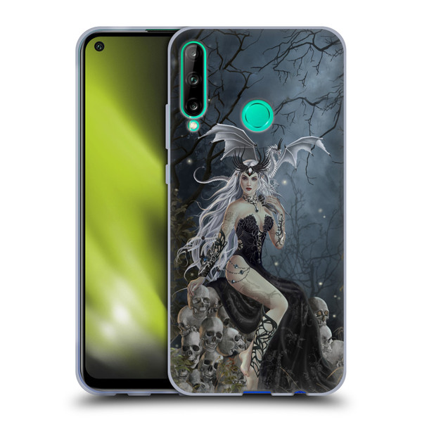 Nene Thomas Gothic Mad Queen Of Skulls Dragon Soft Gel Case for Huawei P40 lite E