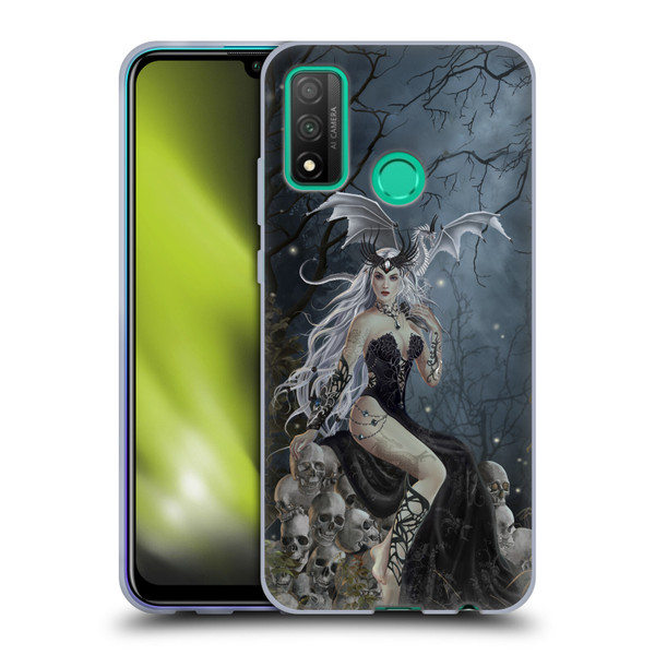 Nene Thomas Gothic Mad Queen Of Skulls Dragon Soft Gel Case for Huawei P Smart (2020)