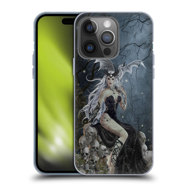 Nene Thomas Gothic Mad Queen Of Skulls Dragon Soft Gel Case for Apple iPhone 14 Pro