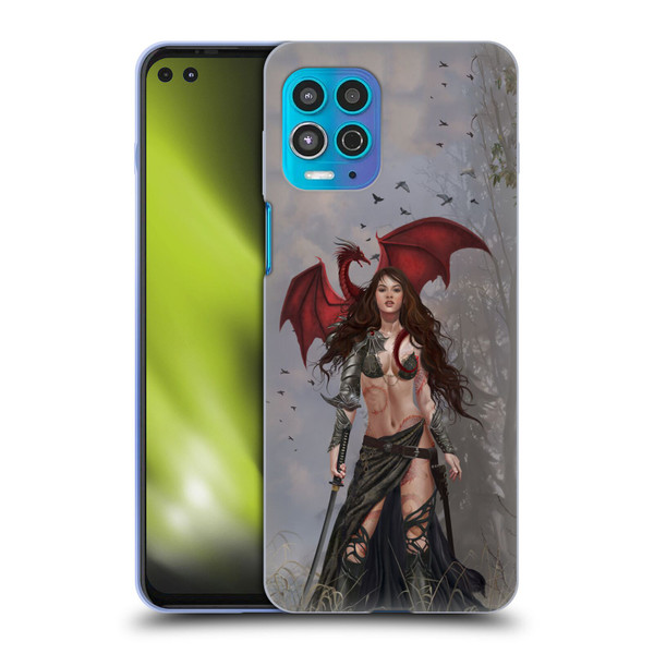 Nene Thomas Gothic Dragon Witch Warrior Sword Soft Gel Case for Motorola Moto G100