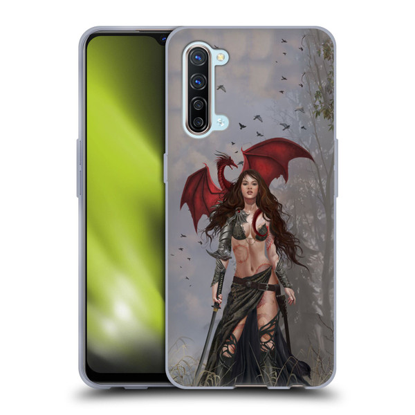 Nene Thomas Gothic Dragon Witch Warrior Sword Soft Gel Case for OPPO Find X2 Lite 5G