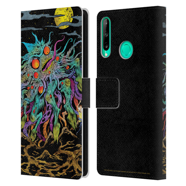 Rick And Morty Season 1 & 2 Graphics The Dunrick Horror Leather Book Wallet Case Cover For Huawei P40 lite E