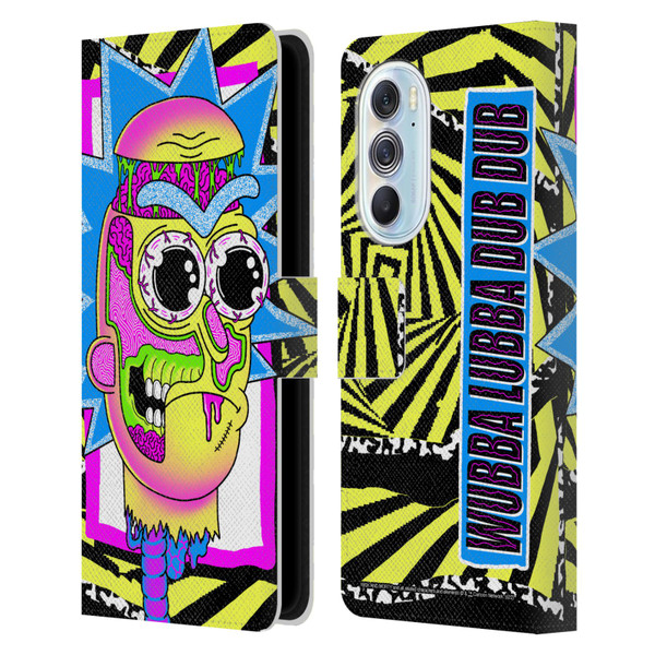 Rick And Morty Season 1 & 2 Graphics Rick Leather Book Wallet Case Cover For Motorola Edge X30