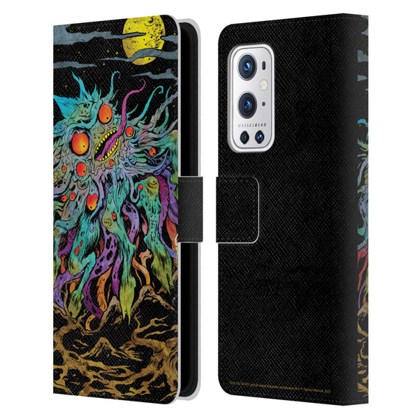 Rick And Morty Season 1 & 2 Graphics The Dunrick Horror Leather Book Wallet Case Cover For OnePlus 9 Pro