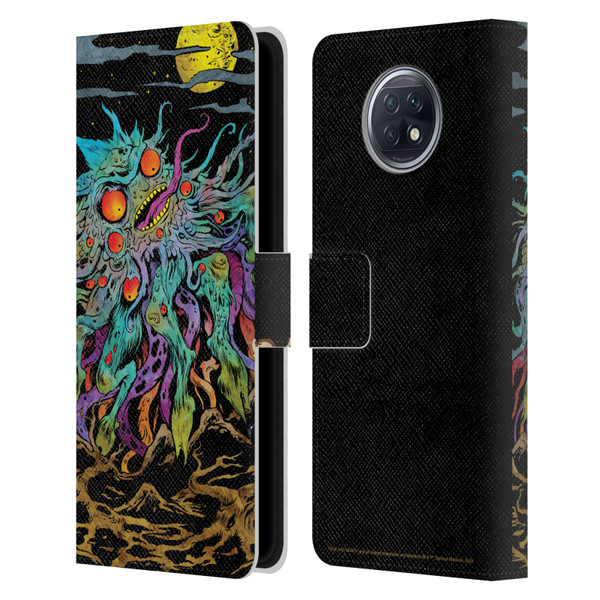 Rick And Morty Season 1 & 2 Graphics The Dunrick Horror Leather Book Wallet Case Cover For Xiaomi Redmi Note 9T 5G