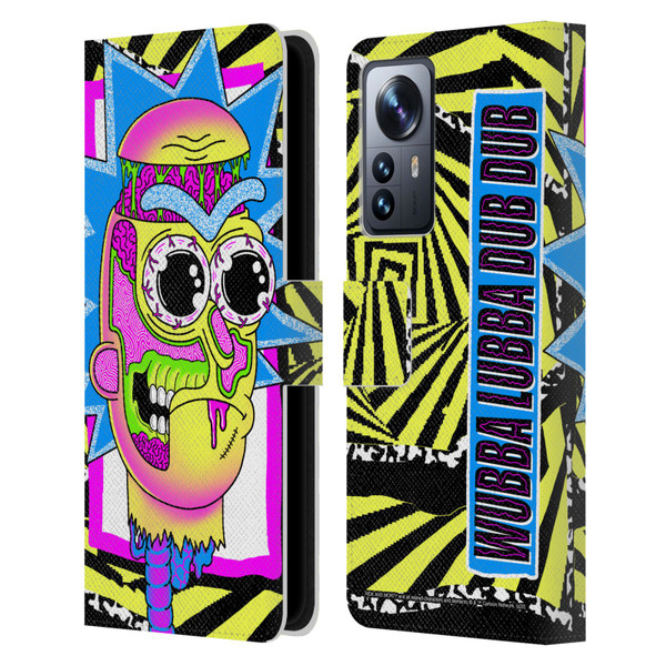 Rick And Morty Season 1 & 2 Graphics Rick Leather Book Wallet Case Cover For Xiaomi 12 Pro