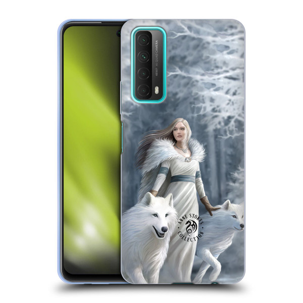 Anne Stokes Wolves Winter Guardians Soft Gel Case for Huawei P Smart (2021)