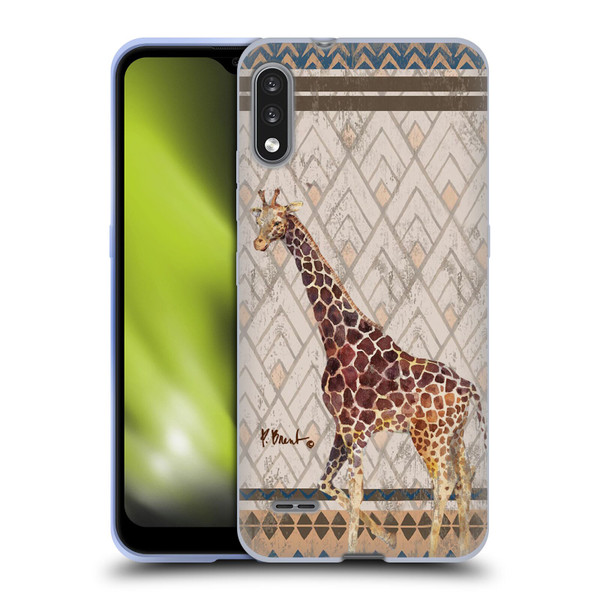Paul Brent Animals Tribal Giraffe Soft Gel Case for LG K22