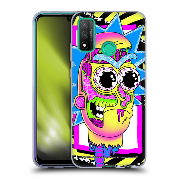 Rick And Morty Season 1 & 2 Graphics Rick Soft Gel Case for Huawei P Smart (2020)