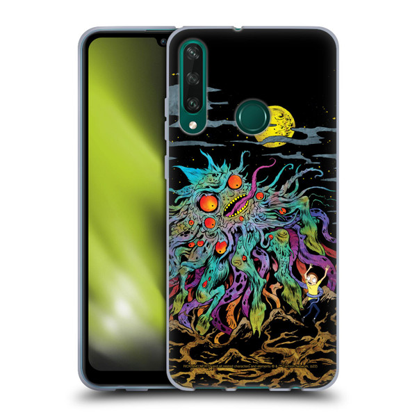 Rick And Morty Season 1 & 2 Graphics The Dunrick Horror Soft Gel Case for Huawei Y6p