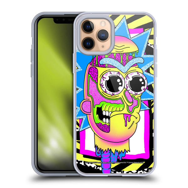 Rick And Morty Season 1 & 2 Graphics Rick Soft Gel Case for Apple iPhone 11 Pro
