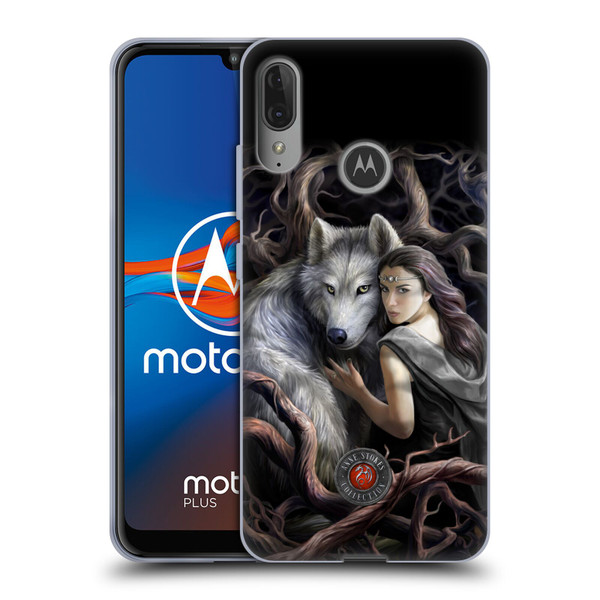 Anne Stokes Wolves 2 Soul Bond Soft Gel Case for Motorola Moto E6 Plus