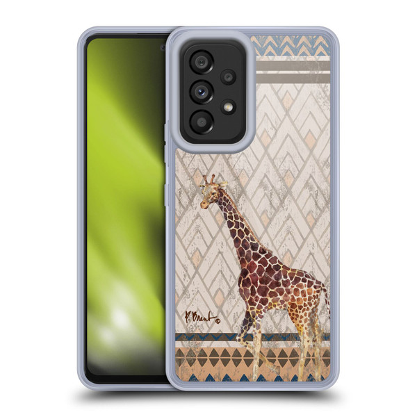 Paul Brent Animals Tribal Giraffe Soft Gel Case for Samsung Galaxy A53 5G (2022)