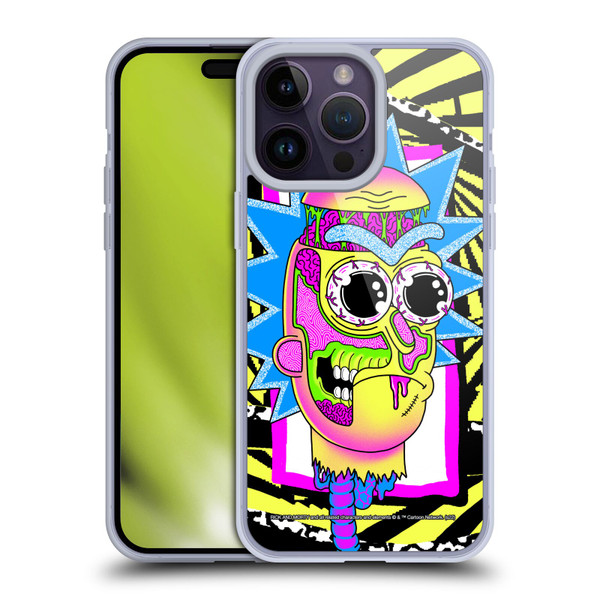 Rick And Morty Season 1 & 2 Graphics Rick Soft Gel Case for Apple iPhone 14 Pro Max
