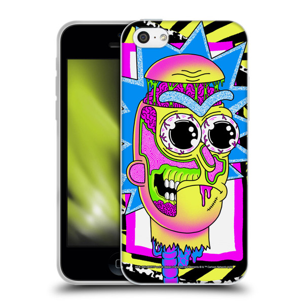 Rick And Morty Season 1 & 2 Graphics Rick Soft Gel Case for Apple iPhone 5c