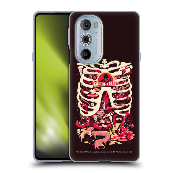 Rick And Morty Season 1 & 2 Graphics Anatomy Park Soft Gel Case for Motorola Edge X30