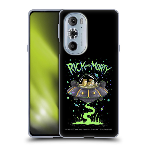 Rick And Morty Season 1 & 2 Graphics The Space Cruiser Soft Gel Case for Motorola Edge X30