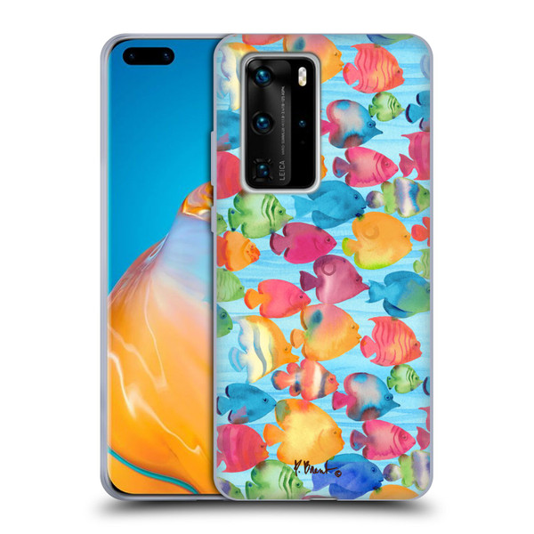 Paul Brent Coastal Tropical Fish School Soft Gel Case for Huawei P40 Pro / P40 Pro Plus 5G