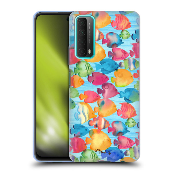 Paul Brent Coastal Tropical Fish School Soft Gel Case for Huawei P Smart (2021)