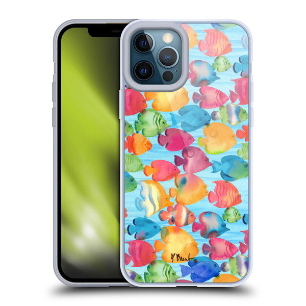 Paul Brent Coastal Tropical Fish School Soft Gel Case for Apple iPhone 12 Pro Max