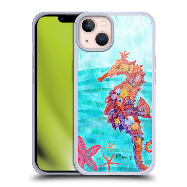 Paul Brent Coastal Seahorse Soft Gel Case for Apple iPhone 13