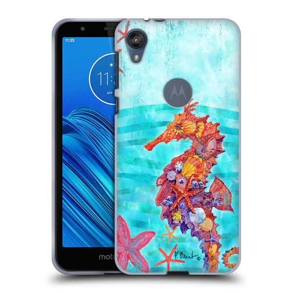 Paul Brent Coastal Seahorse Soft Gel Case for Motorola Moto E6